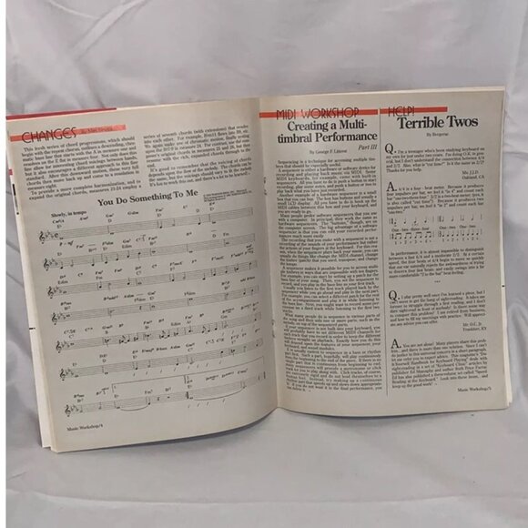 Sheet Music Magazines - Sept-Dec 1991 Lot Of 2 Piano Choral Guitar - Picture 10 of 12